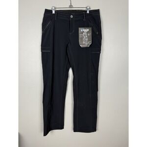 Kuhl‎ Women's Raid Pants Black Hiking Soft Shell Utility Gorpcore Size 12 Reg